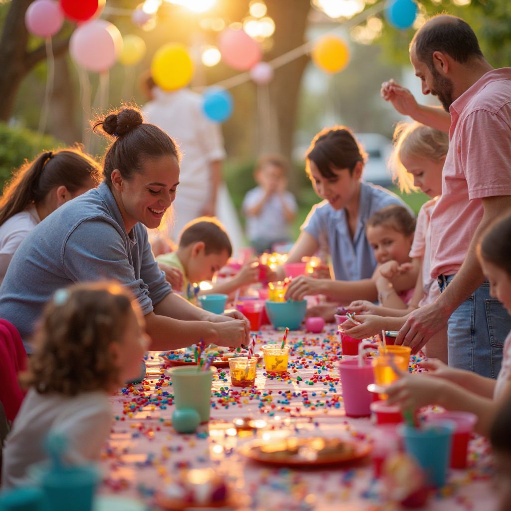 Équipe animation préparation matériel
