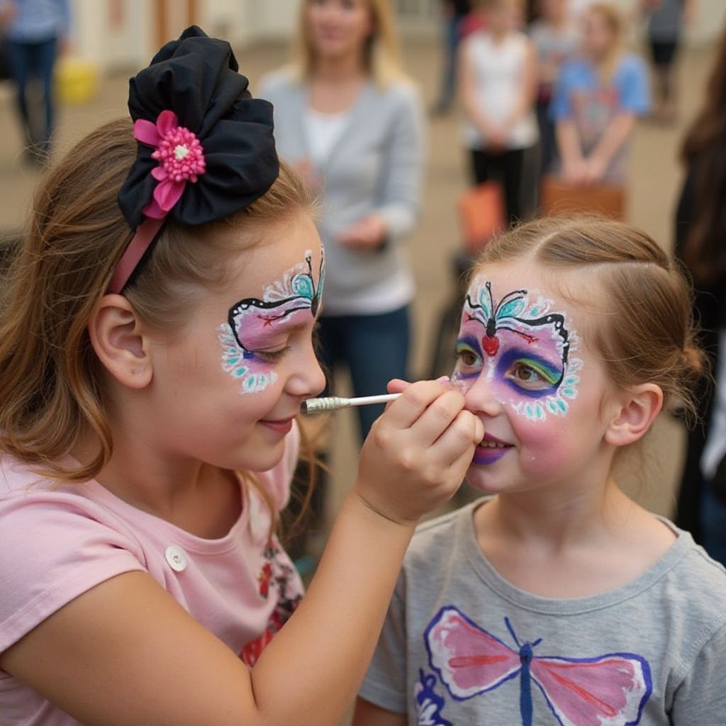Maquillage artistique enfants fête