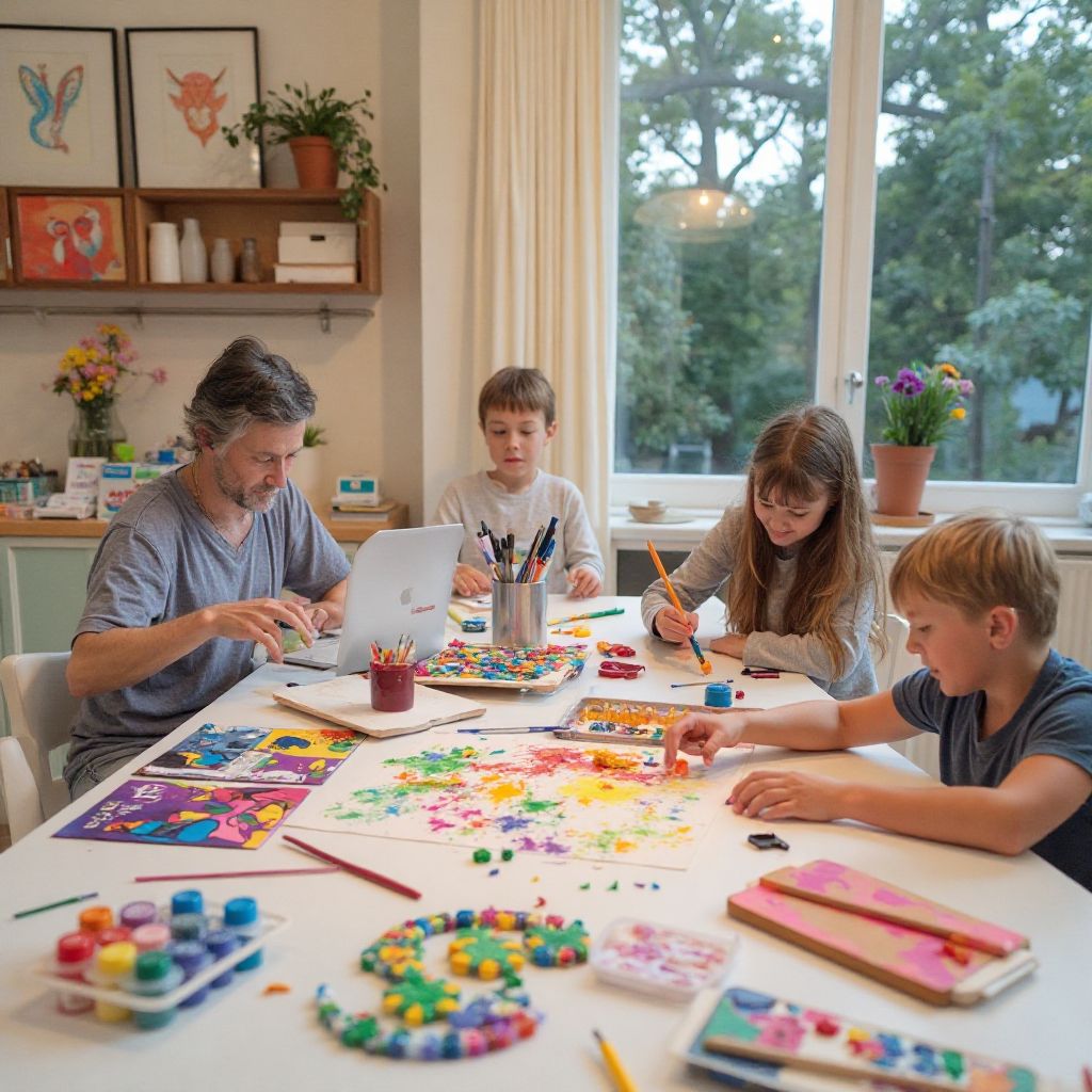 Préparation activités créatives